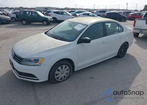 2015 Volkswagen Jetta 2.0L S из США, поврежденный, VIN 3VW1K7AJ5FM417602